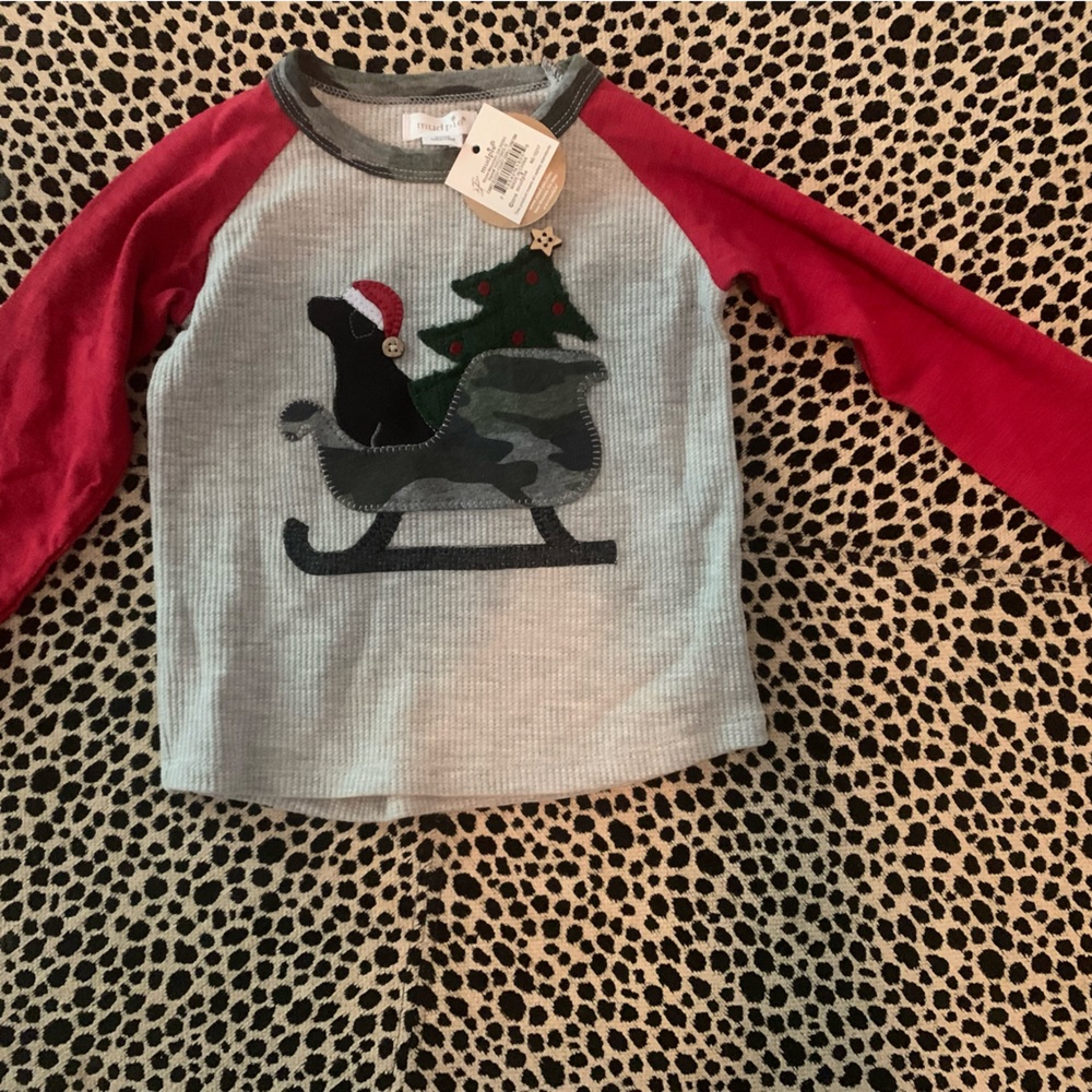 Mud Pie baby’s Christmas shirt